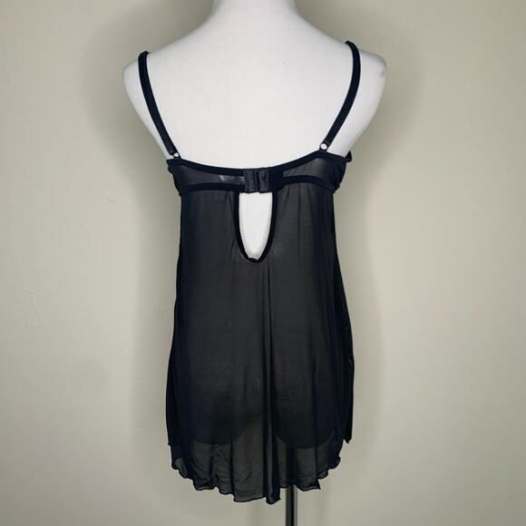 Rampage Intimates Black Chemise Sz Large - Picture 2 of 7